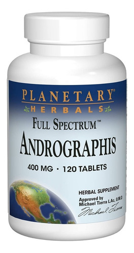 Andrographis 120tab Planetary - Unidad a $2354