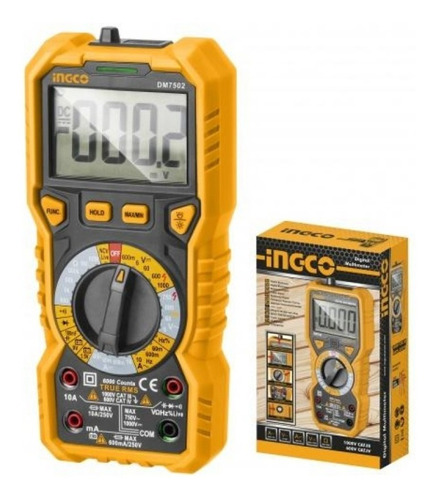 Tester Multimetro Digital Ingco Prof Detector Sin Contacto