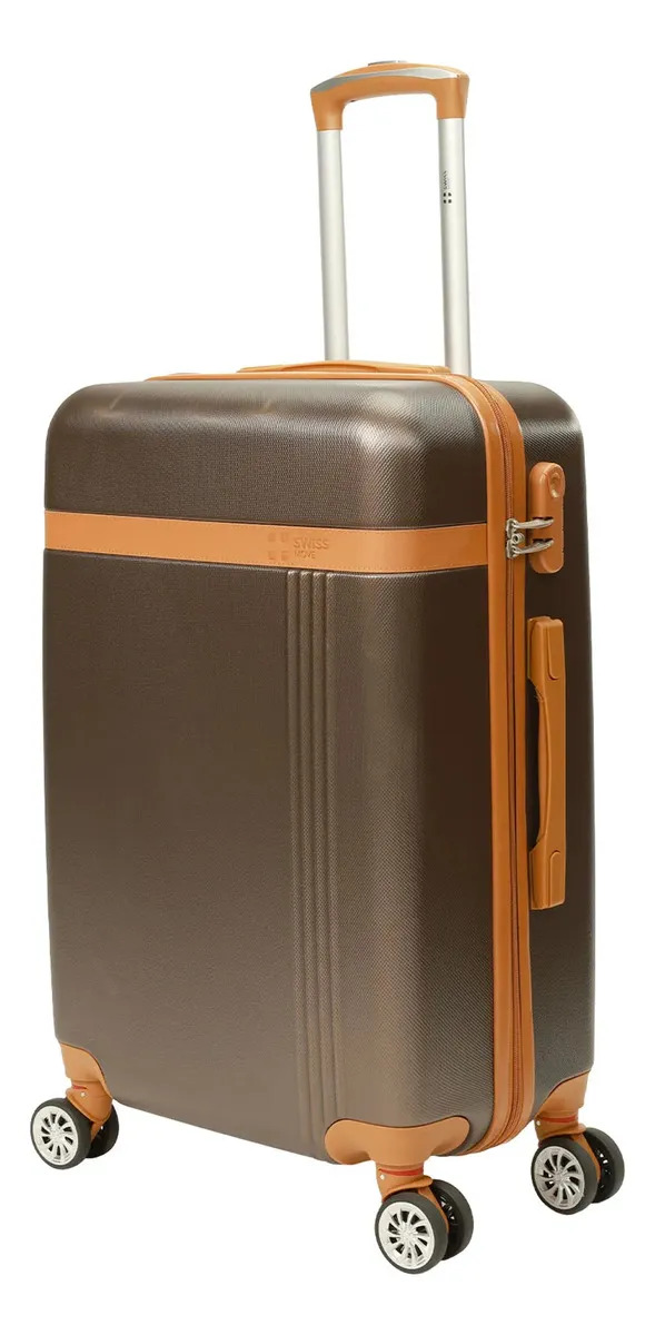 Kit de malas de viagem P/M/G ABS Rodas Duplas 360° Removíveis