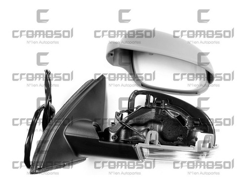 Imagen 5 de 11 de Espejo Volkswagen Vento G5 Izquierda Electrico C/luz 06/2011
