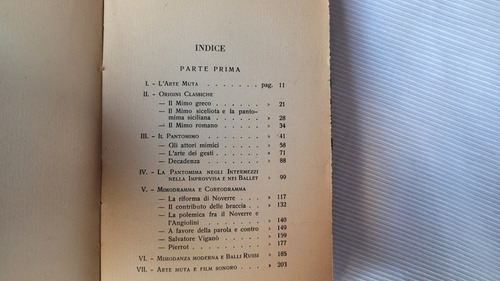 Evoluzione Del Mimo Anton Giulio Bragaglia En Italiano 1930