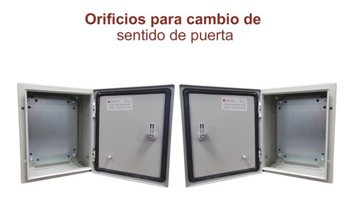 Caja Poliéster Ip66 Intemper 300x400x200mm Incluye Chapa