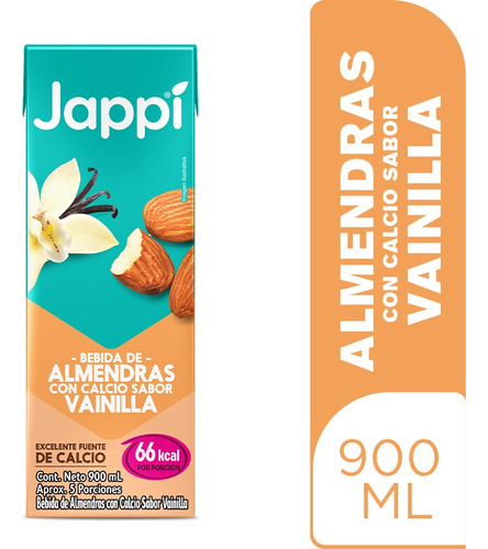 Jappi Almendras Vainilla 900 Ml - mL