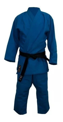 Judogi Shiai Tramado Mediano Azul Talles 4 A 8 Judo
