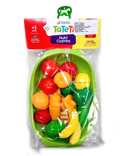 Bandeja Frutas Y Verduras Con Velcro - Calesita Ta Te Ti 303