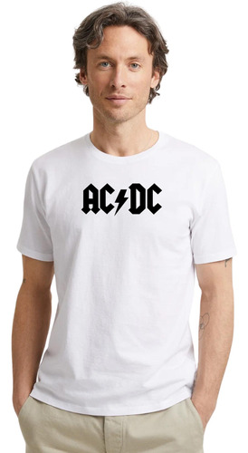 Remera Ac/dc - Algodón - Unisex - Diseño Estampado B