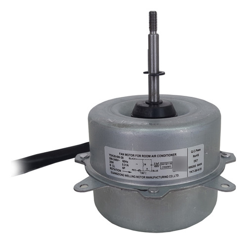 Motor Ventilador Y5s613b5124n Dg13z1-52 220v 890rpm Condensadora Cby12cbbna Ar Condicionado Consul