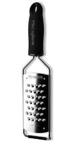 Imagen 1 de 1 de Rallador Grueso Acero Inoxidable Gourmet Negro
