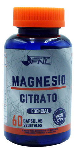 Citrato De Magnesio X 60 Cápsulas Fnl