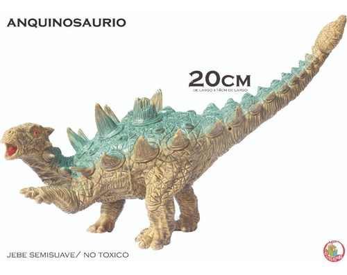 Imagen 7 de 7 de Dinosaurios Medianos Rugido Y Luces - Anquilosaurio Bumpy