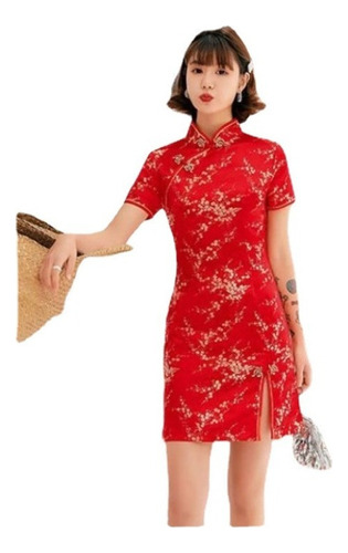 Ornamento De Vestido Tradicional Chino Qipao Cheongsam 4