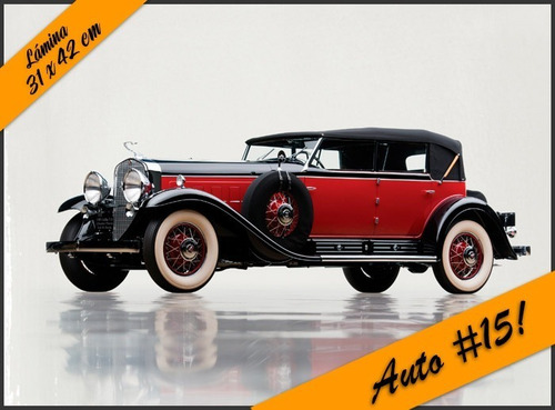 Autos Vintage Antiguos Láminas Autoadhesivas Posters 30 X 42