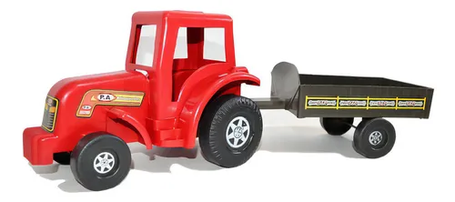 Tractor de juguete al por mayor con carros, kit de 41 cm con 5