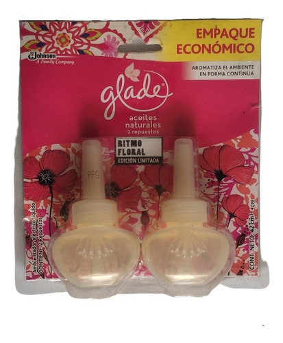 Ambientador Glade Rpto Aceites Naturales Ritmo Floral X 2und