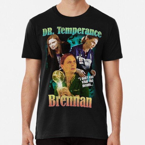 Remera Vintage - Bones, Dr. Temperance Brennan Algodon Premi