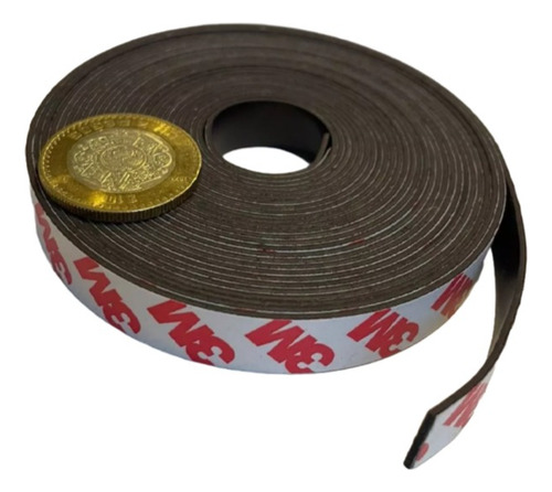 3 Rollos Imán Flexible 2mt X 1.2cm X 12mm Total 6mts