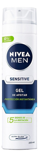 Gel Para Afeitar Nivea Men Sensitive Para Piel Sensible 200ml