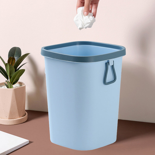 Cubo De Basura Con Parte Superior Abierta En Forma De F Squa