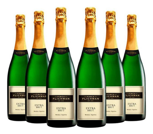 Espumoso Extra Brut Finca Flichman 750ml X 6 Unidades