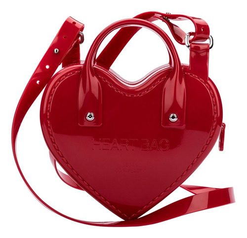 Bolsa Bag Melissa 34436 Design Lisa De Melflex  Vermelha