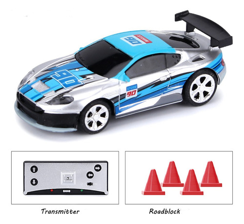 Coche De Carreras Mini 1:58 Coca Can Rc Radio Control Remoto