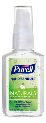 Purell Desinfectante Natural Para Manos, 2 Onzas