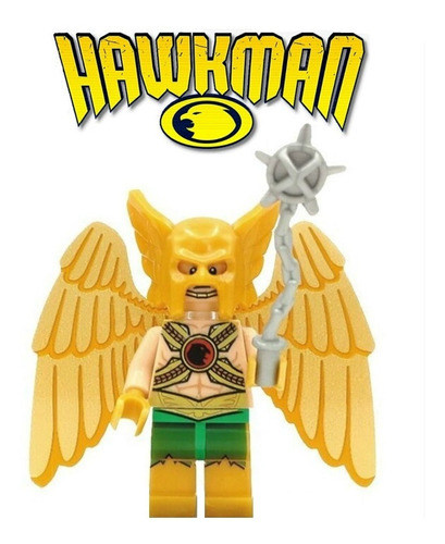 Boneco Gavião Negro Hawkman Edição Limitada Compatível Lego