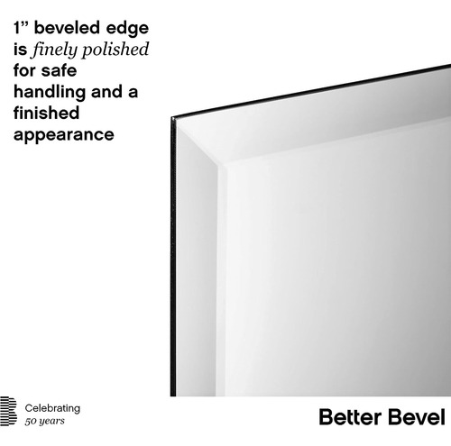 Better Bisel Espejo Rectangular Sin Marco, Espejo De Pa...