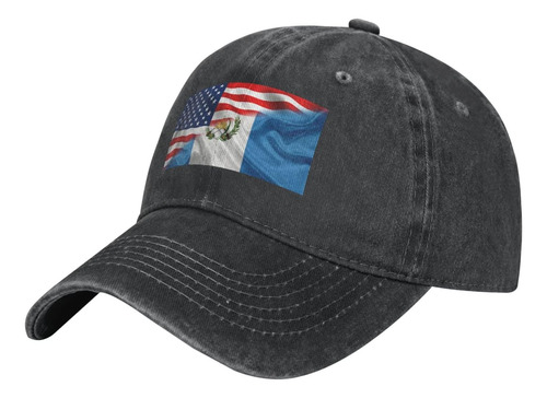 Sombrero De Vaquero Half American Half Guatemala Flag Para A