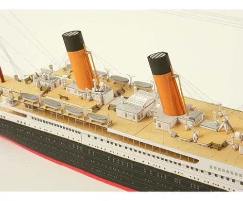Kit De Modelo De Papel De Barco Titanic Papercraft Para