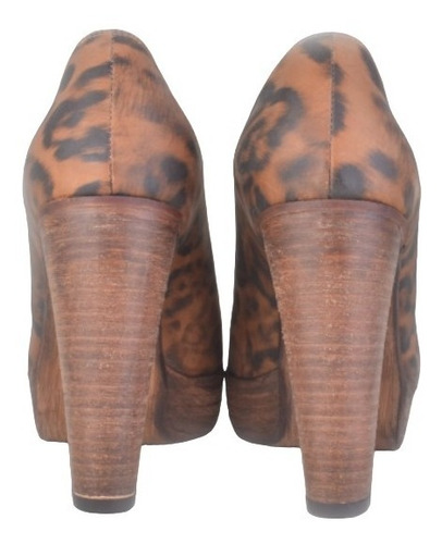 Imagen 6 de 6 de Zapatos Tacos De Cuero De Mujer - Zoe - Ferraro