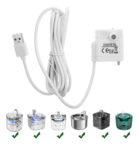 Bomba De Água Universal Mini Pets Bebedouro Motor