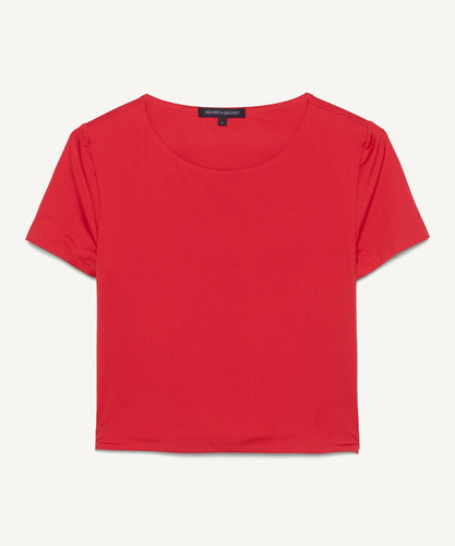 Camiseta Mujer Seven M/c Rojo Nailon 28095649-3705