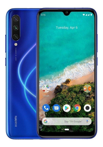 Xiaomi Mi A3 Dual SIM 128 GB azulón 4 GB RAM - Aceptable (Reacondicionado)