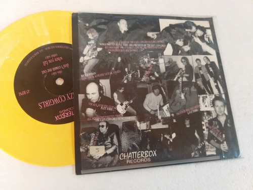 The Lazy Cowgirls Count Me Vinilo Yellow Simple 7' Punk Rock (Usado)