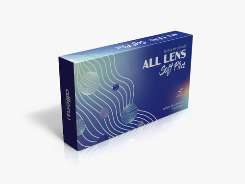 1 Par Lentes De Contato All Lens Soft Plus / Incolor Anual Grau Esférico +2,00 Hipermetropia