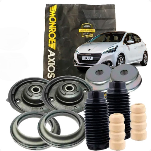 Kit Batente Coxim Amortecedor Completo Peugeot 208  Original