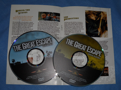 El Gran Escape- Dvd- Steve Mcqueen- -charles Bronson (Usado)