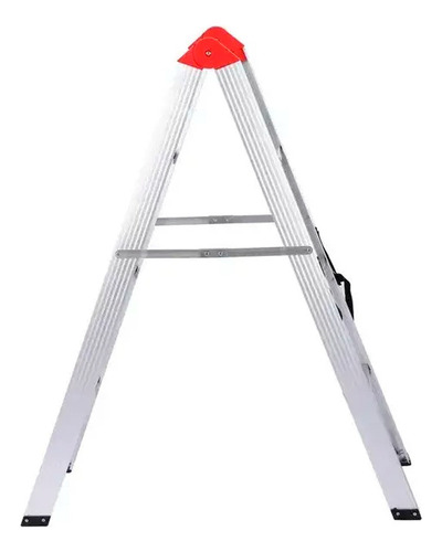 Escalera Aluminio Compacta 1.2mts Rectractil 3 Peldaños 150k