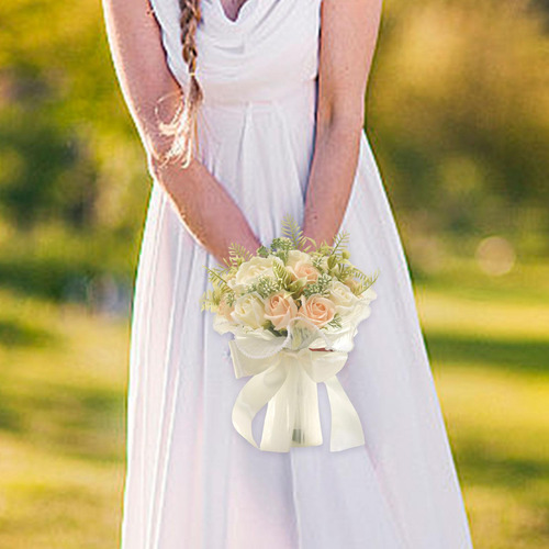 Bouquets De Jabón De Boda Para La Novia Rosa Color B