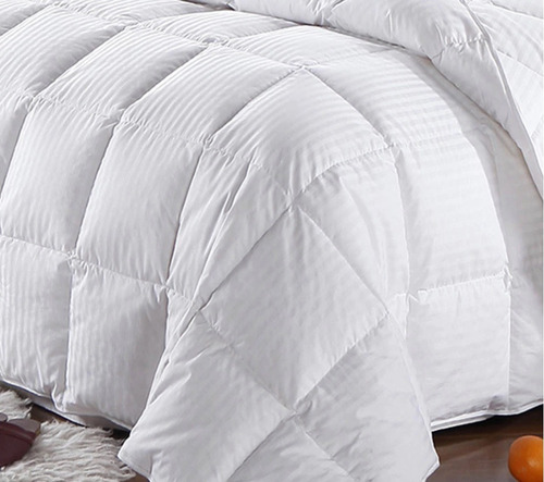 Imagen 4 de 4 de Plumón Sencillo Quilt Blanco 100% Fibra Silicon *sin Estuche