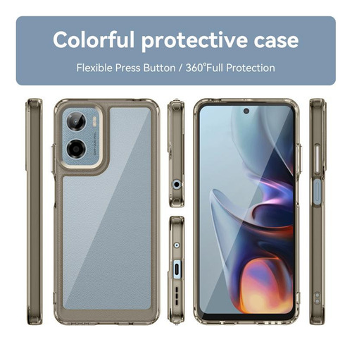 Funda De Acrílico Y Tpu Para Motorola Moto E15 Para Motorola