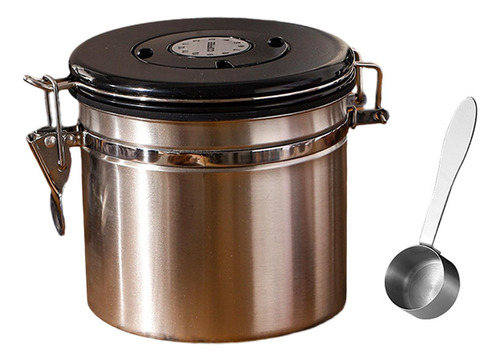 Contenedor De Café Hogar Grano De Café Tanque Plata 1.2l