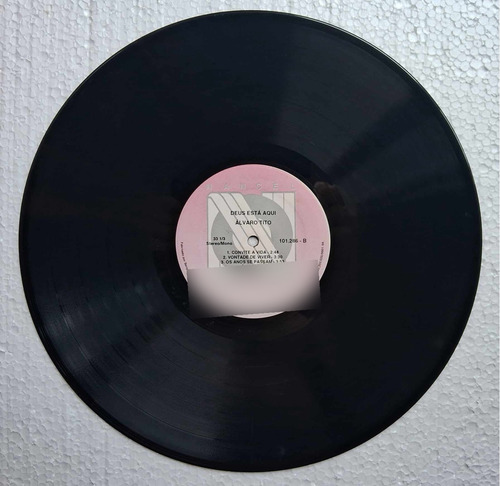 Lp Vinil Álvaro Tito Deus Está Aqui Ótimo (Usado)