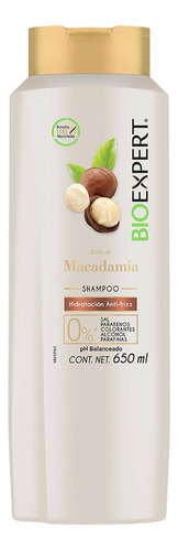 Shampoo Bioexpert Aceite De Macadamia Ph Balanceado 650 Ml