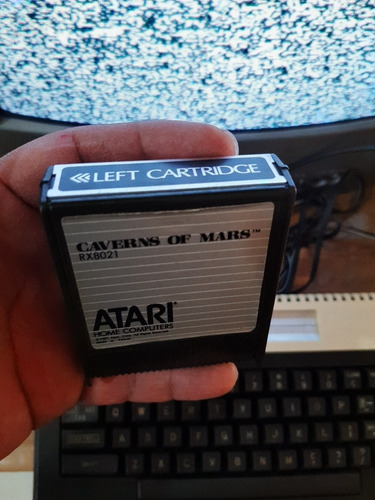 Video Juego Caverns Of Mars De Computadoras Atari Xe,600. (Usado)