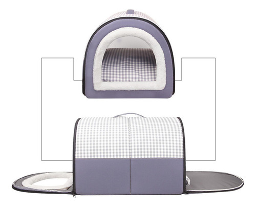 Casa De Animales Para Mascotas, Cama Para Mascotas 2 Gris S