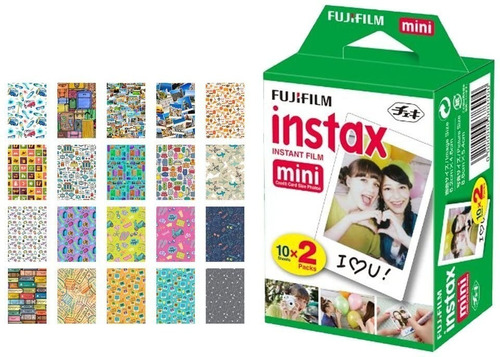 Fujifilm Instax Mini Instant Film, 20 Films + 20 Marco Fr2em