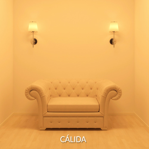 Apliqué Sobrepuesto Simple E-14 Zaurak Blanco Con Ampolleta