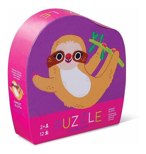 Puzzle Rompecabezas Sweet Sloth Perezoso 12pz - Woopy